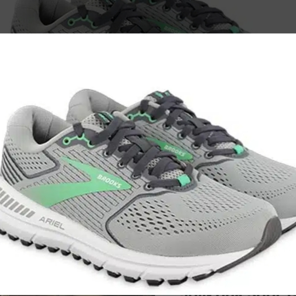Brooks Ariel Women's Running Shoes — Gray with Mint Accent